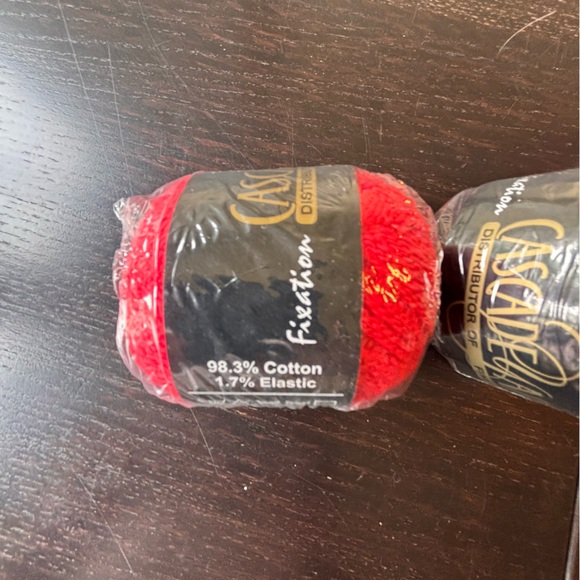 Cascade Yarns Fixation NWT red and variegated bundle of three cotton yarn - Picture 6 of 6
